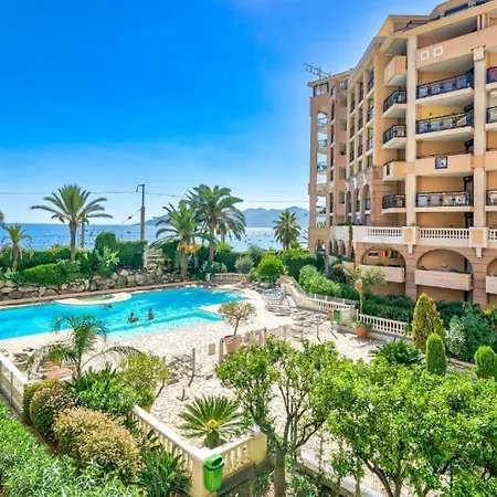 Appartement Le Palmier - Vue Mer - Piscine & Plages A 2min
